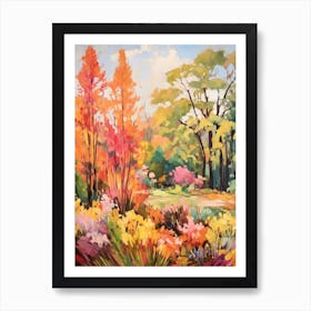 Autumn Gardens Painting Norfolk Botanical Garden 2 Art Print