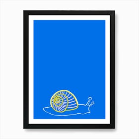 Slow snail Art Print