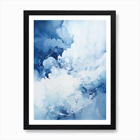 Blue Sky With Clouds Art Print