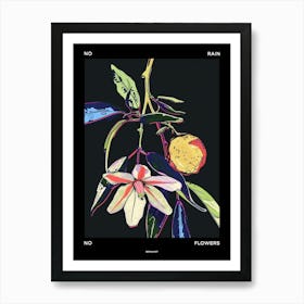 No Rain No Flowers Poster Bergamot 2 Art Print