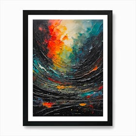 Abstract Painting Vibrant colors 1 Art Print