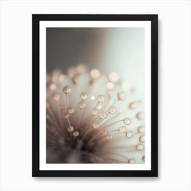 Glassy Flowers Art Print