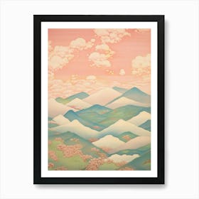 Mount Tateyama In Toyama, Japanese Landscape 2 Art Print