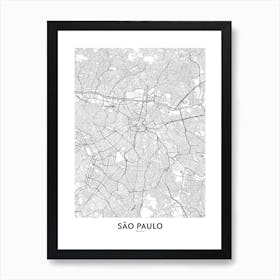 Sao Paulo Art Print