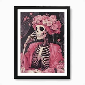 Pink Haloween 106 Art Print