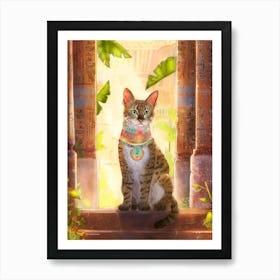 Egyptian Cat Art Print