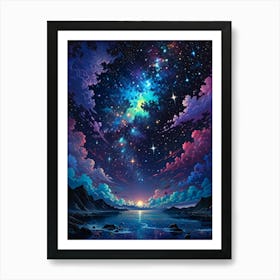 Night Sky 12 Art Print