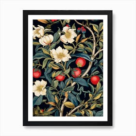 Floral Wallpaper 14 Art Print