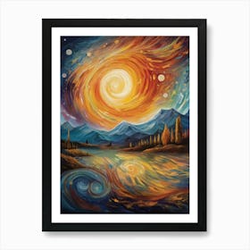 Starry Night 91 Art Print