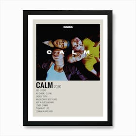 Calm 5 Seconds Of Summer Canvas Poster Bedroom Decor 1 Art Print