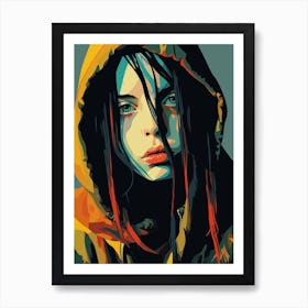 Billie Eilish Vector Art Print