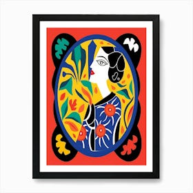 Portrait Of A Woman 3 Art Print