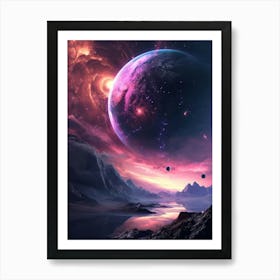 Space Wallpaper 20 Art Print