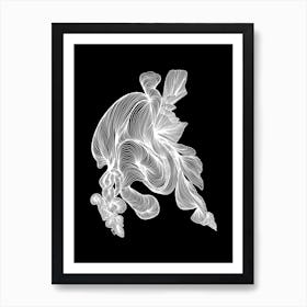 Stereo Linear Drawing Art Print