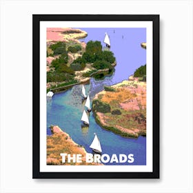 The Broads, Norfolk Broads, Norfolk, Nature, Art, Wall Print Art Print