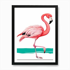 Flamingo Canvas Print Art Print