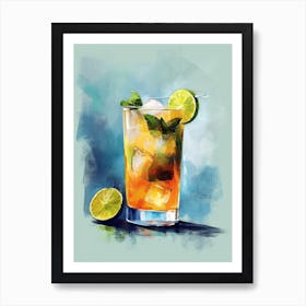 Tequila Cocktail 1 Art Print