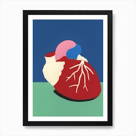 Human Heart Art Print