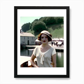 1920s Marina~Reimagined 1 Art Print