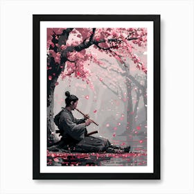 sakura tree 1 Art Print