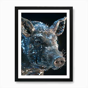 Pig Sculpture Art Print