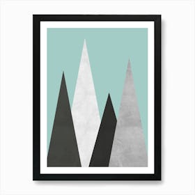 Scandinavian mountains 2 Art Print