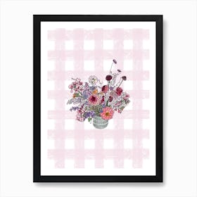 Flower Arrangement In A Vase Art Print