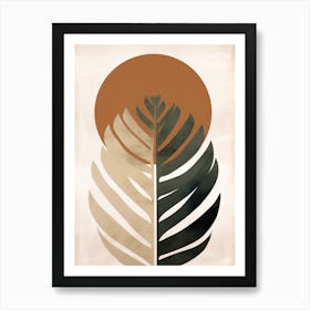 Palm Leaf, Boho Decor 1 Art Print