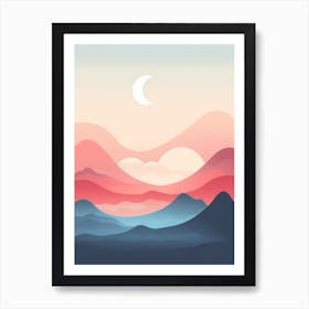 Abstract Landscape Painting Art Print