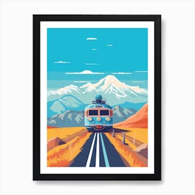 A Hammer In The Andean Crossing Patagonia Illustration 1 Art Print