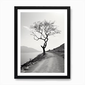 Crete, Greece, Photography In Black And White 2 Art Print