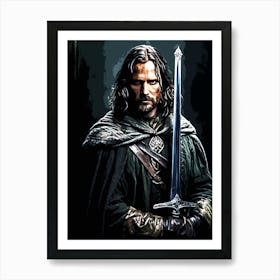 Lord Of The Rings movie Art Print