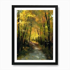 Autumn Path Art Print