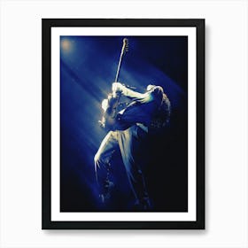 Superstars Of John Frusciante, Performing With The Red Hot Chili Peppers At The Fuji Rock Festival In Japan, 2002 Art Print