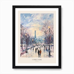 Winter City Park Poster Gorky Park Moscow Russia 3 Poster