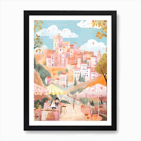 Alicante Spain 4 Illustration Art Print