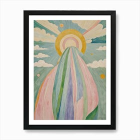 Rainbow Sunrise Art Print