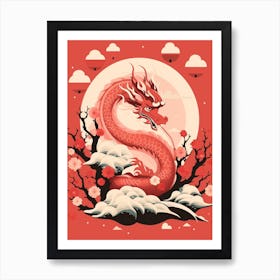 Chinese New Year Dragon Traditional Chinese Style 3 Art Print
