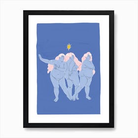 Three Muses Art Print