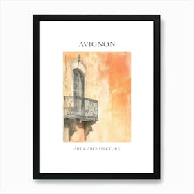 Avignon Travel And Architecture Poster 2 Art Print