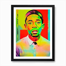 Lil Wayne Colourful Pop Art Art Print