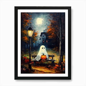 Ghost In The Park 1 Art Print