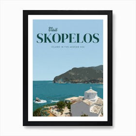 Skopelos Island In The Aegean Sea Art Print