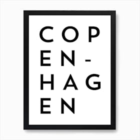 Copenhagen Art Print