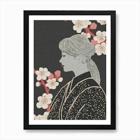 Asian Woman Ukiyo-E Art Print