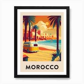 Morocco 4 Vintage Travel Poster Art Print
