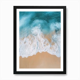 Aerial View Of A Beach 83 Art Print