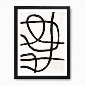 Scandinavian Marker Line 1 Art Print