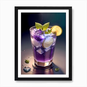 Purple Drink Art Print
