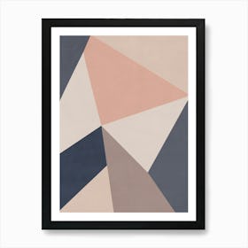 Geometric Triangles - AR01 Art Print